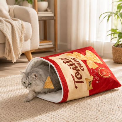 Crinkle Cat Bed