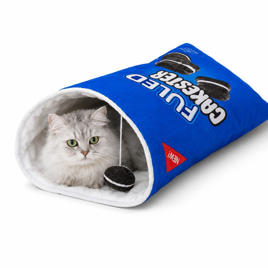 Crinkle Cat Bed